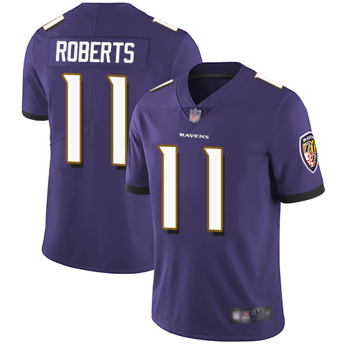 Baltimore Ravens Limited Purple Men Seth Roberts Home Jersey NFL Football 11 Vapor Untouchable